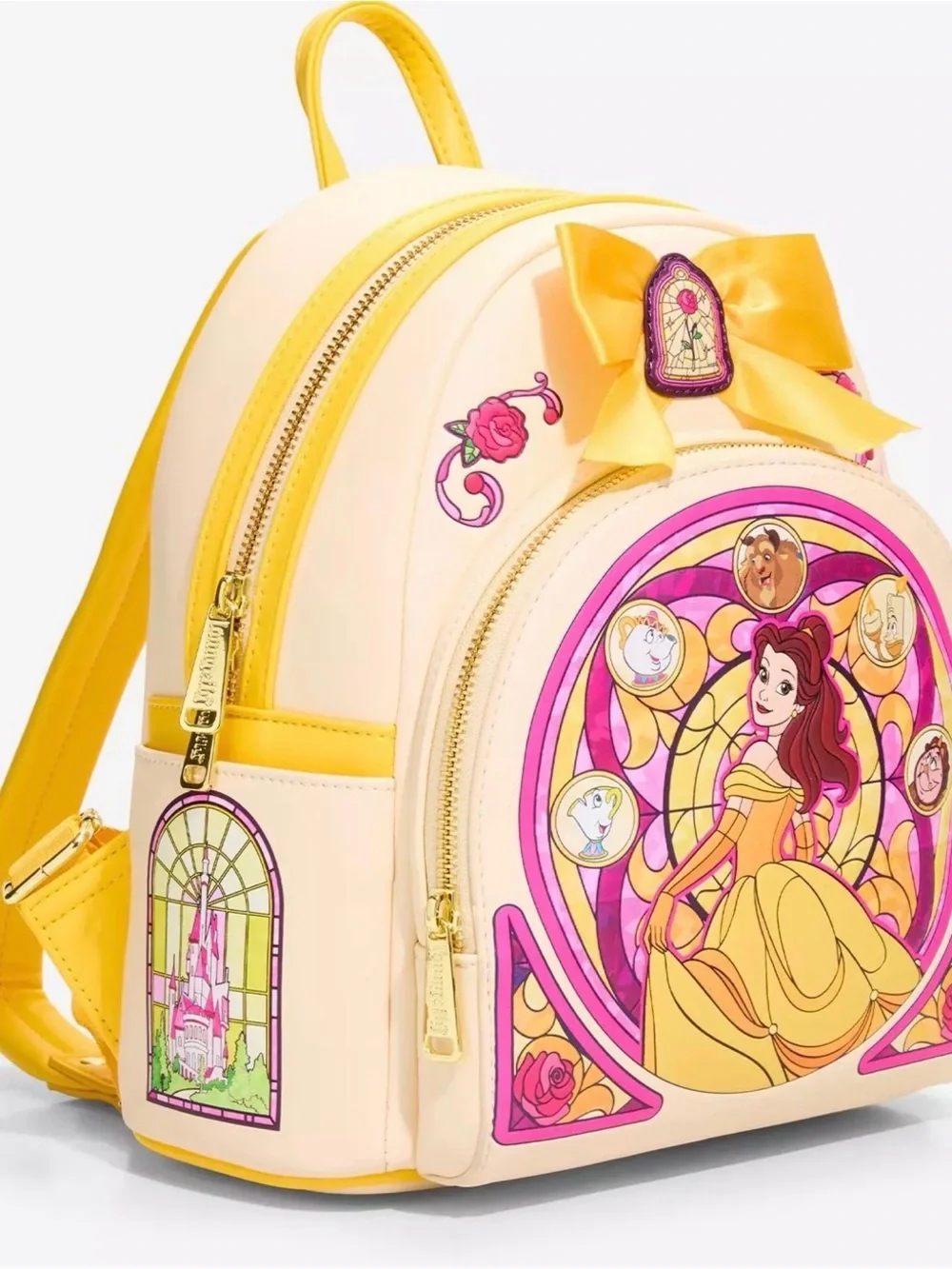 Disney x Belle Stained Glass Mini Backpack & Wallet